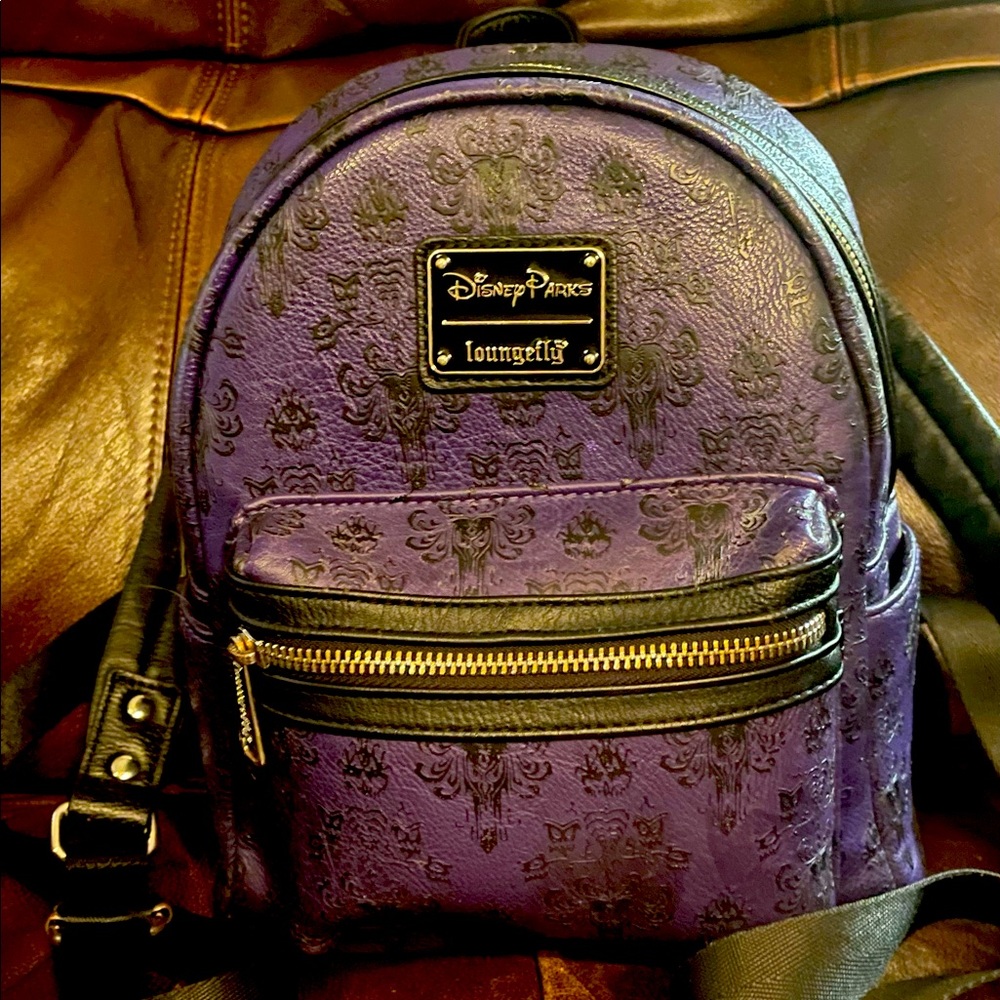 Disney Parks Retired Loungefly Haunted Mansion Backpack- NO LONGER available.